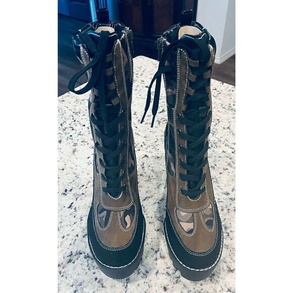 BAMBOO Womens Round Toe Lace Up - Picture 3 of 7